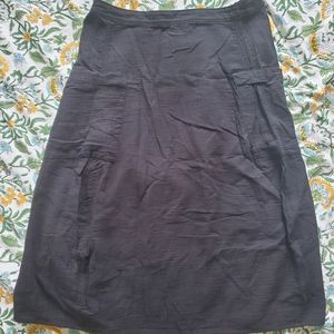 Eileen Fisher Organic Cotton Skirt with Pockets